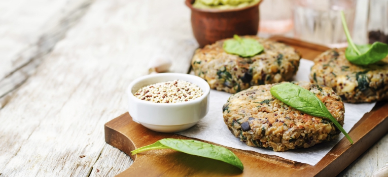 hamburguer de quinoa